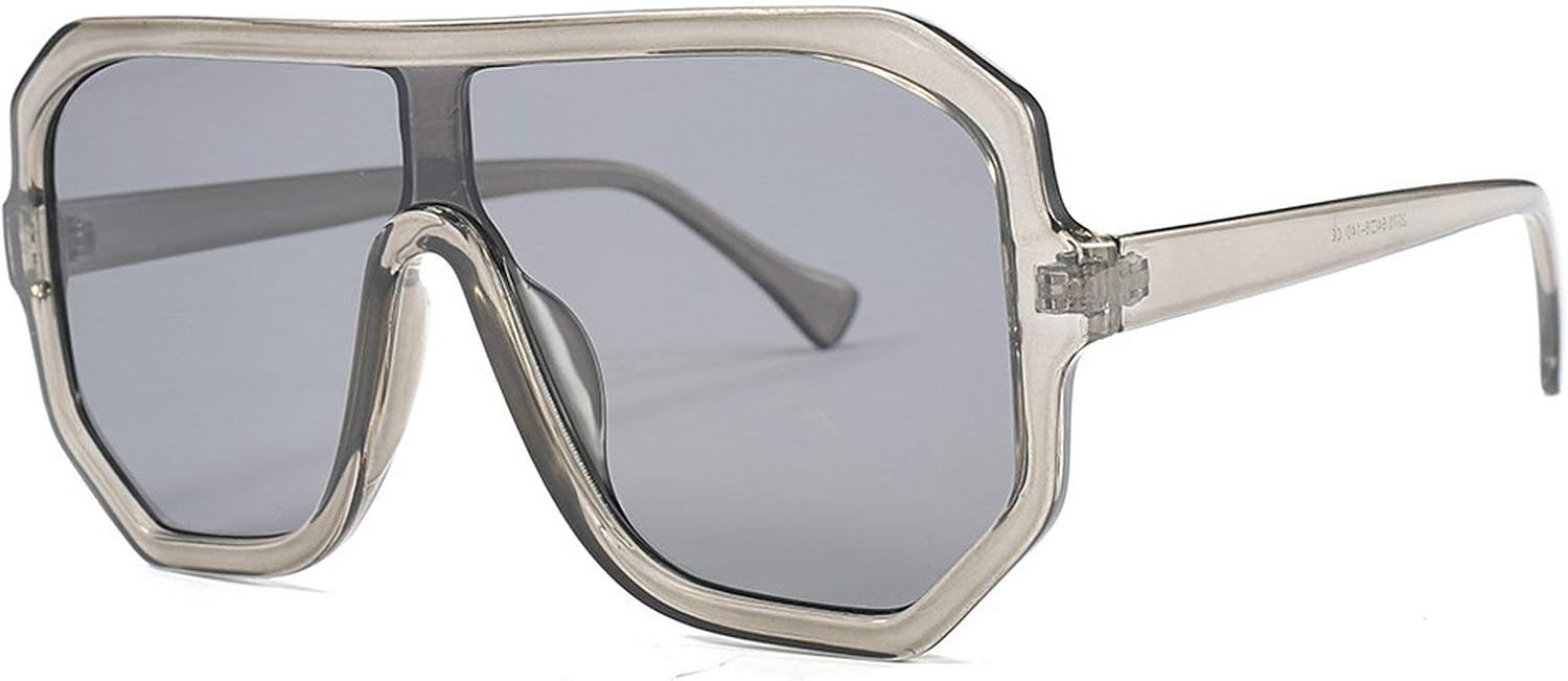 Модные женские солнцезащитные очки большого размера с плоской верхней частью в стиле ретро, квадратные, прозрачные, мужские винтажные очки в крупной оправе с защитой от УФ-излучения UV400 COTIA, Transparent Gray
Модные женские солнцезащитные очки большого размера с плоской верхней частью в стиле ретро, квадратные, прозрачные, мужские винтажные очки в крупной оправе с защитой от УФ-излучения UV400 COTIA, Transparent Gray