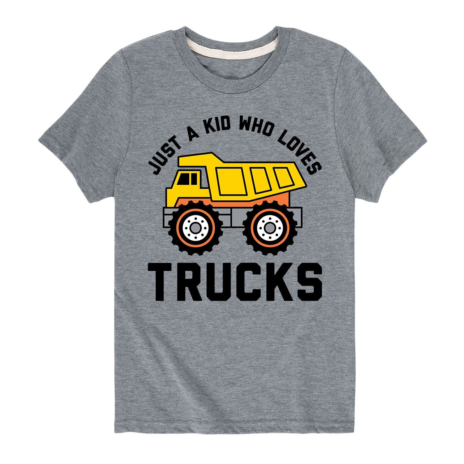 Футболка для мальчиков 8–20 лет «Просто ребенок, который любит грузовики» Licensed Character, серый
Футболка для мальчиков 8–20 лет «Просто ребенок, который любит грузовики» Licensed Character, серый