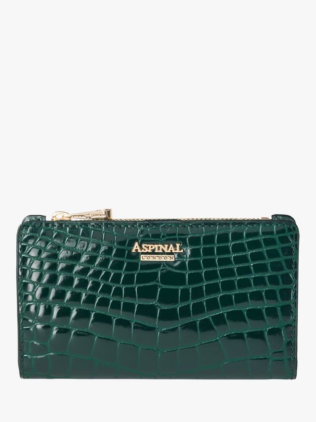 Кошелёк для монет и карт Mayfair Patent Croc Aspinal of London, Evergreen
Кошелёк для монет и карт Mayfair Patent Croc Aspinal of London, Evergreen