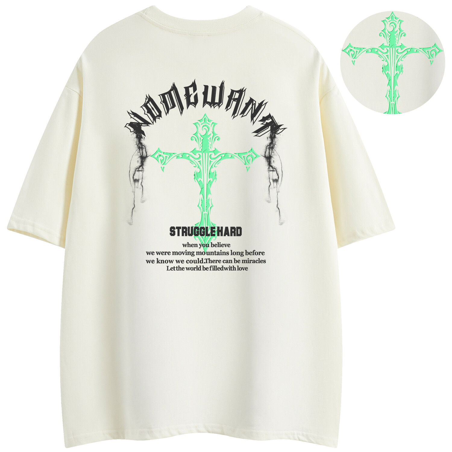 Футболка NOME унисекс, Кремовый 
Футболка NOME унисекс, Кремовый