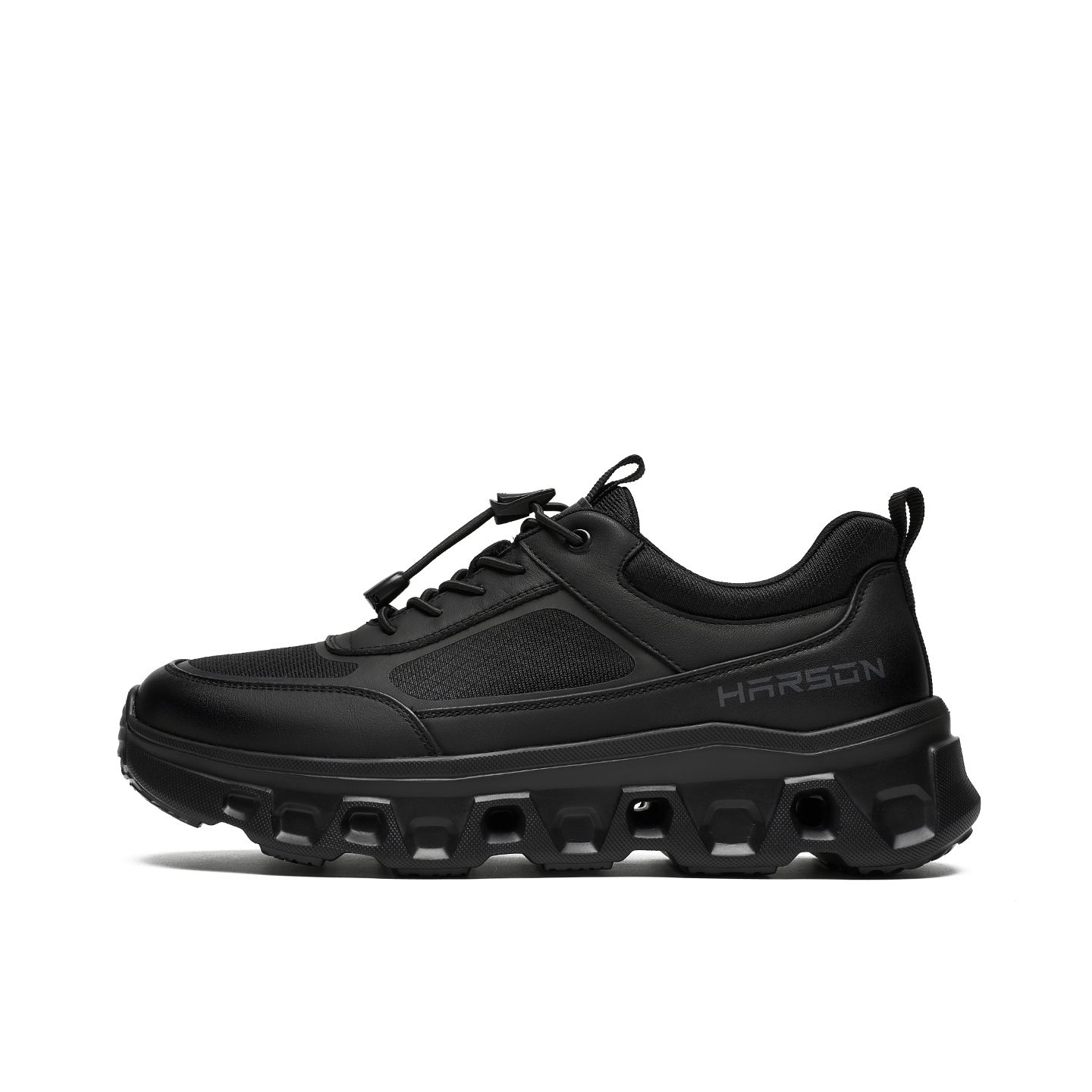 Износостойкие, водонепроницаемые и дышащие, легкие, низкие повседневные туфли для мужчин HARSON, Black 
Износостойкие, водонепроницаемые и дышащие, легкие, низкие повседневные туфли для мужчин HARSON, Black