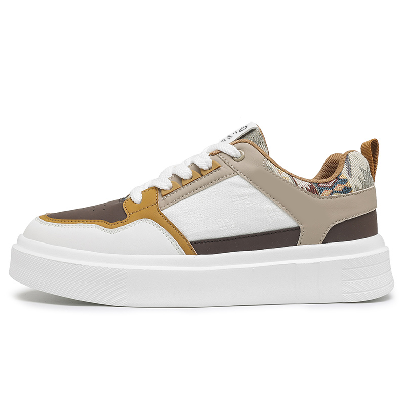 Sportful Низкие скейтерские кросcовки мужские бело-коричневые, цвет White Brown
Sportful Низкие скейтерские кросcовки мужские бело-коричневые, цвет White Brown