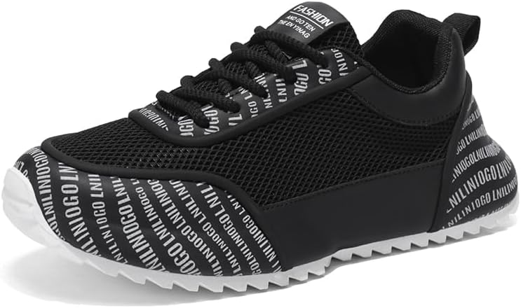 Мужские кроссовки IGZBIBG на шнуровке с толстой подошвой, легкие, с сетчатым верхом, дышащие и устойчивые к запаху, подходят для повседневной носки, прогулок и бега, черный
Мужские кроссовки IGZBIBG на шнуровке с толстой подошвой, легкие, с сетчатым верхом, дышащие и устойчивые к запаху, подходят для повседневной носки, прогулок и бега, черный