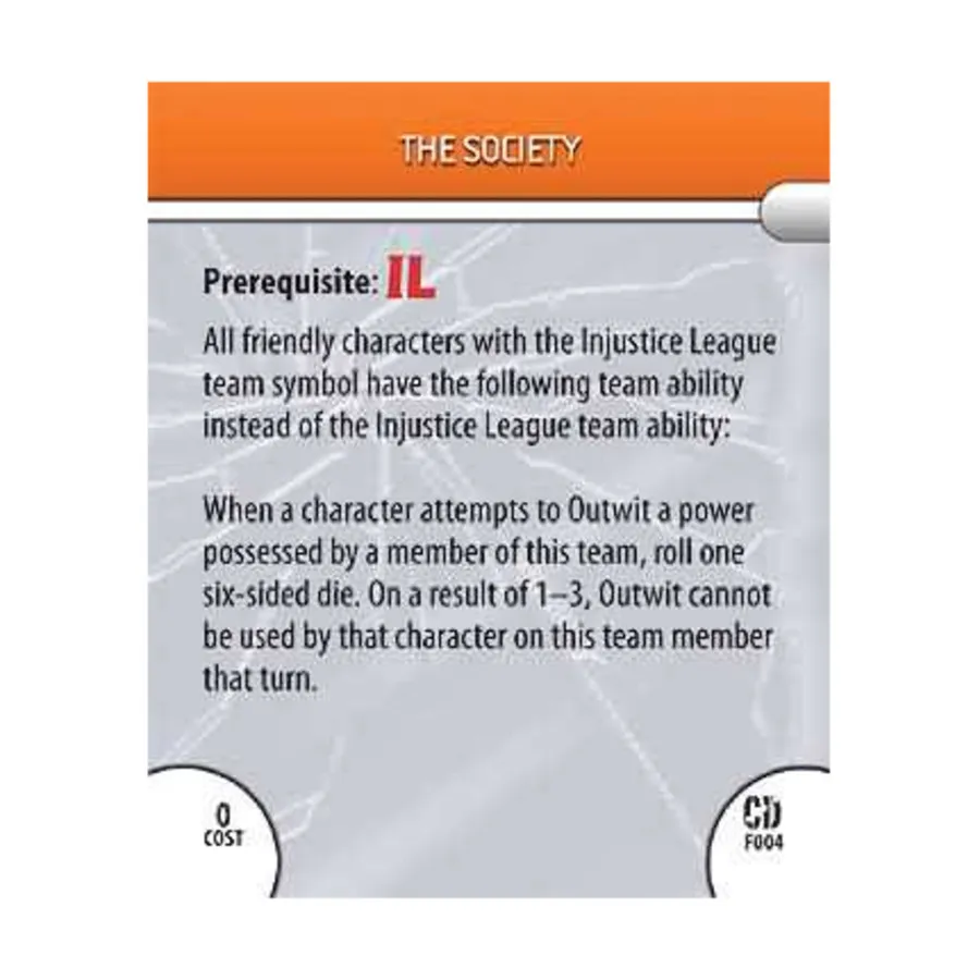 Карта подвига - Общество, DC HeroClix - Collateral Damage - Singles
Карта подвига - Общество, DC HeroClix - Collateral Damage - Singles