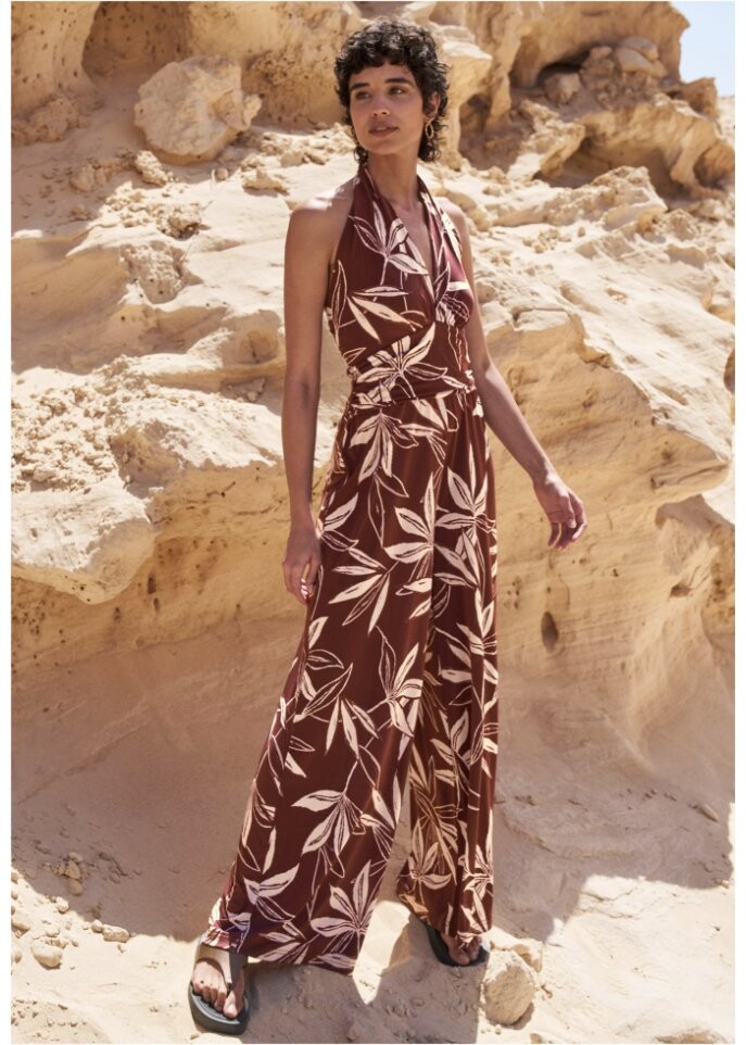 Комбинезон с воротником халтер Bodyflirt Boutique, коричневый
Комбинезон с воротником халтер Bodyflirt Boutique, коричневый