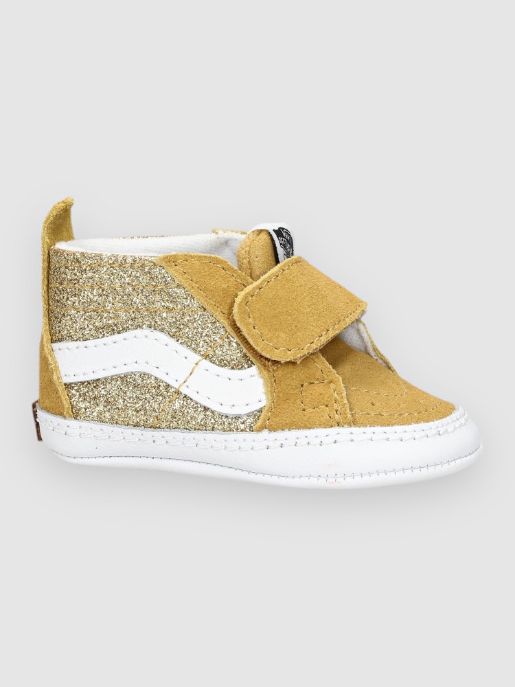 Кроссовки Vans Sk8-Hi Crib Kids Schuhe, glitter champagne gold
Кроссовки Vans Sk8-Hi Crib Kids Schuhe, glitter champagne gold