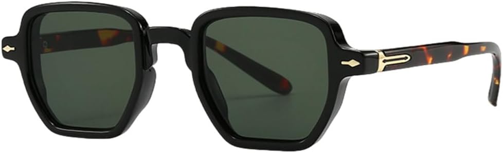 Солнцезащитные очки 2027 года, серо-коричневые, маленькие квадратные, с защитой от УФ-излучения UV400, летние, в стиле ретро, для мужчин и женщин MTZJH, Black Leopard Green
Солнцезащитные очки 2027 года, серо-коричневые, маленькие квадратные, с защитой от УФ-излучения UV400, летние, в стиле ретро, для мужчин и женщин MTZJH, Black Leopard Green