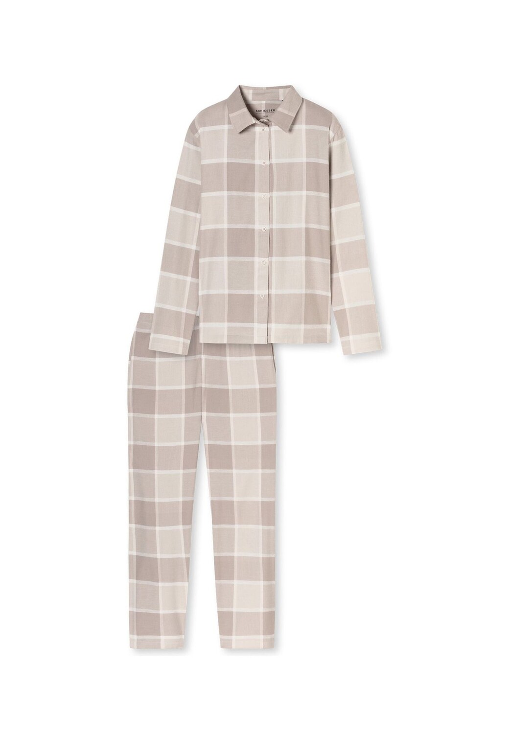Пижамы Selected Premium согревающие SCHIESSER, бежевый 
Пижамы Selected Premium согревающие SCHIESSER, бежевый