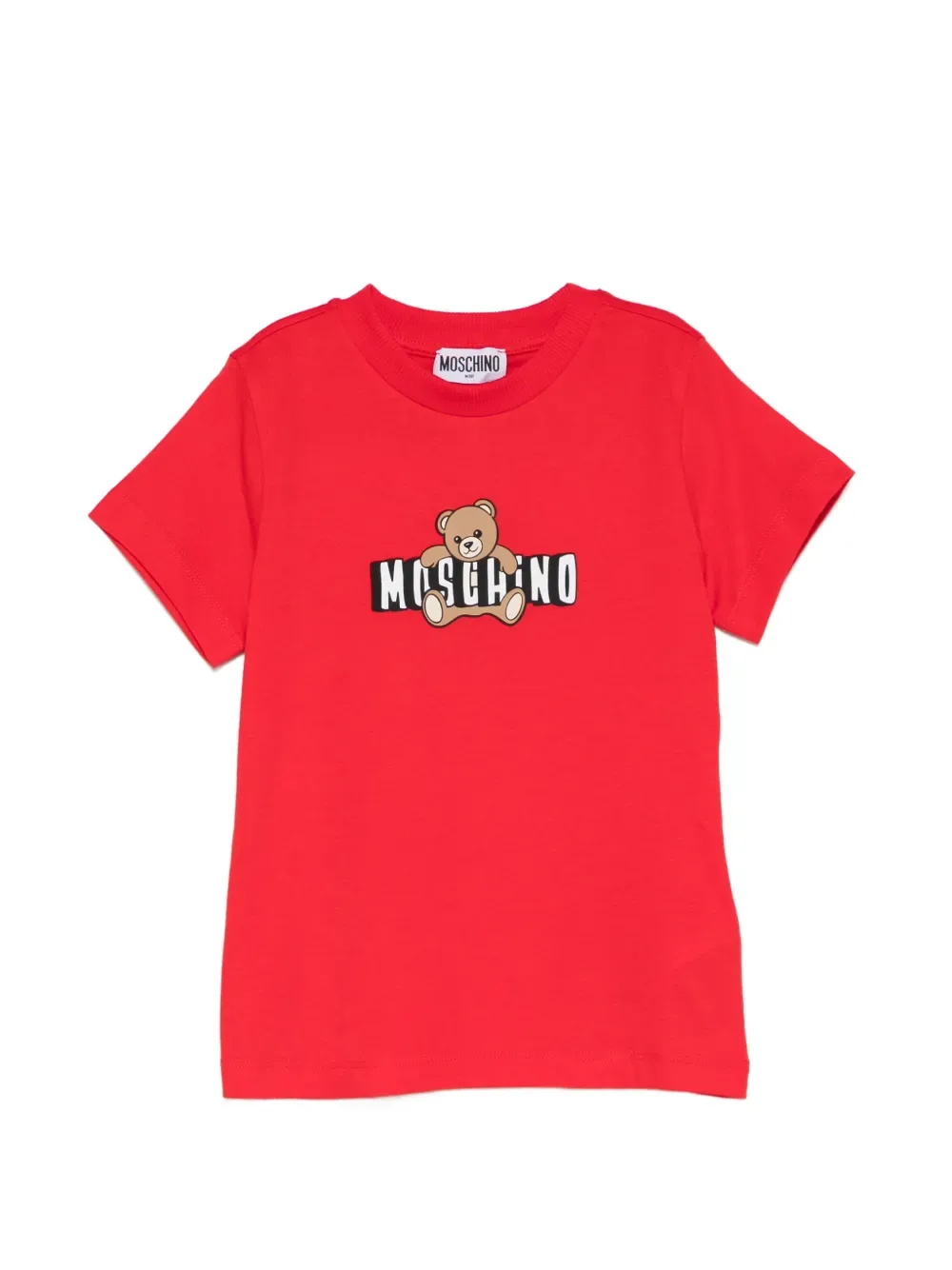 Футболка с принтом мишки Moschino Kids, красный
Футболка с принтом мишки Moschino Kids, красный