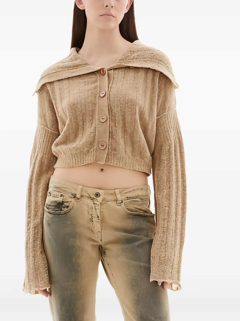 Кардиган на пуговицах из шерстяной смеси KNWLS, нейтральный
Кардиган на пуговицах из шерстяной смеси KNWLS, нейтральный