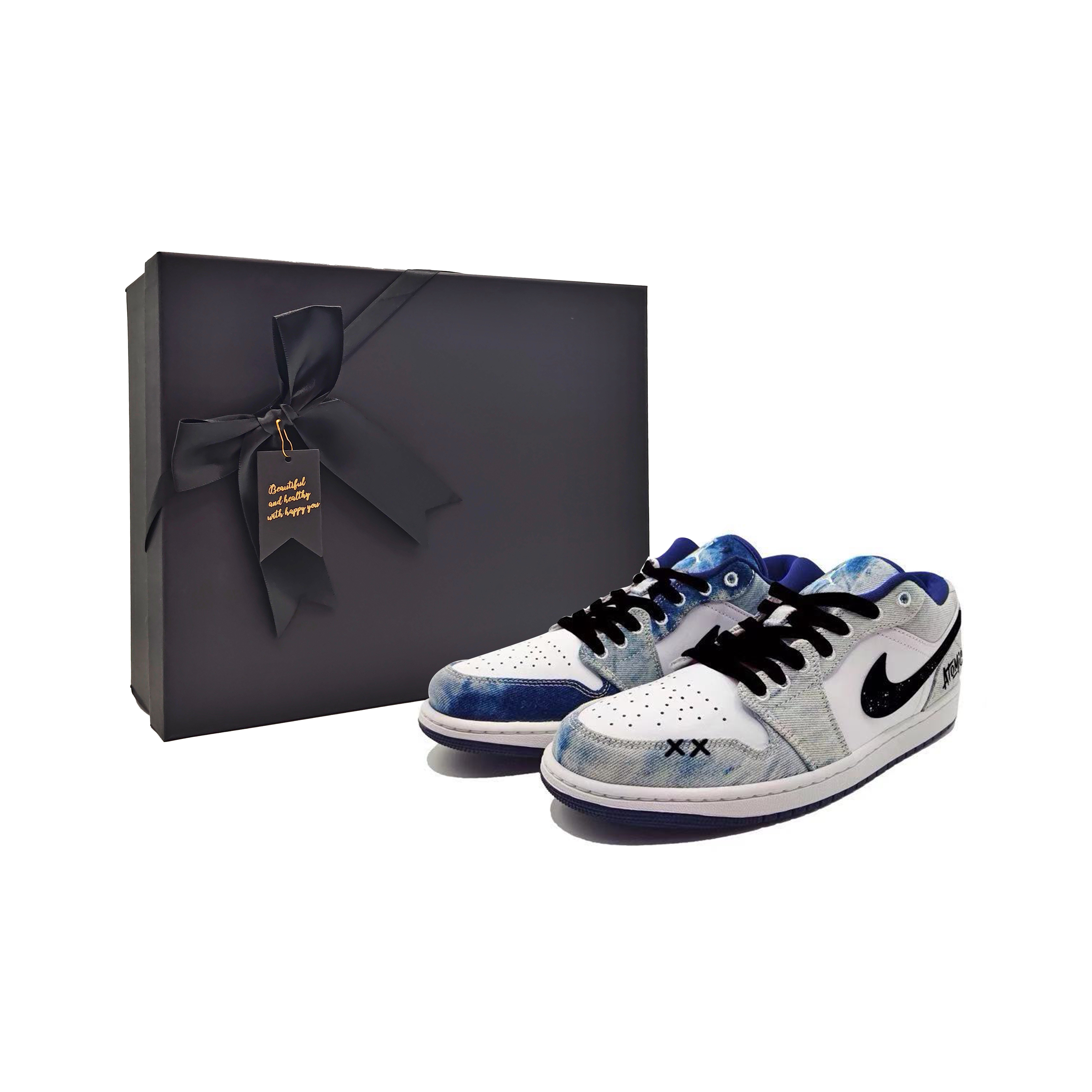 Jordan Износостойкие низкие винтажные баскетбольные кроссовки Air 1, мужские, белые, синие
Jordan Износостойкие низкие винтажные баскетбольные кроссовки Air 1, мужские, белые, синие