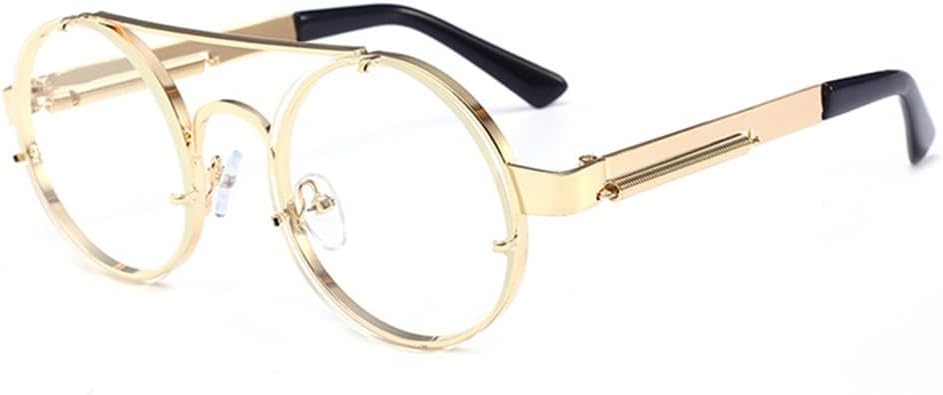 Винтажные круглые солнцезащитные очки в стиле стимпанк для мужчин и женщин, ретро-очки из металла, весеннее украшение, уличная мода, защита от ультрафиолета UV400 KTUCN, Gold Clear
Винтажные круглые солнцезащитные очки в стиле стимпанк для мужчин и женщин, ретро-очки из металла, весеннее украшение, уличная мода, защита от ультрафиолета UV400 KTUCN, Gold Clear