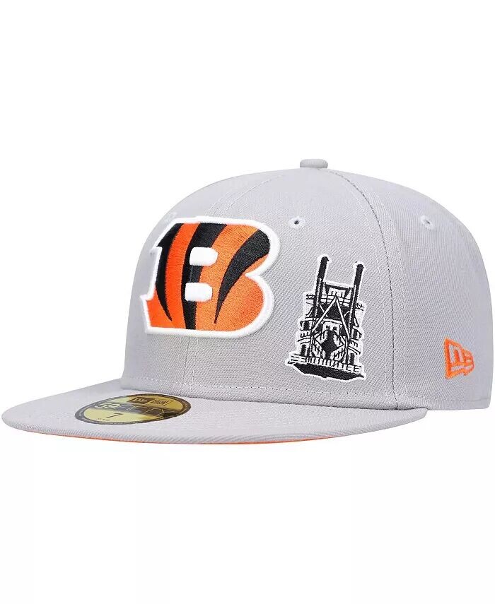 Мужская серая приталенная шляпа Cincinnati Bengals City Describe 59FIFTY New Era, серый
Мужская серая приталенная шляпа Cincinnati Bengals City Describe 59FIFTY New Era, серый