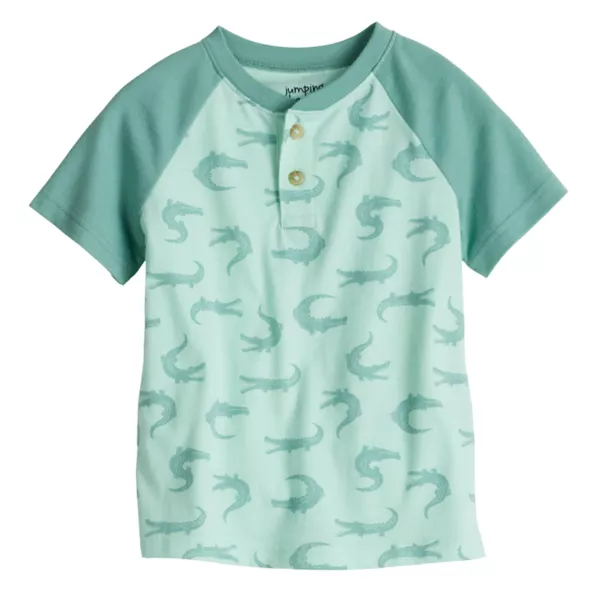 Футболка реглан хенли для мальчиков и малышей Jumping Beans, цвет teal gators
Футболка реглан хенли для мальчиков и малышей Jumping Beans, цвет teal gators