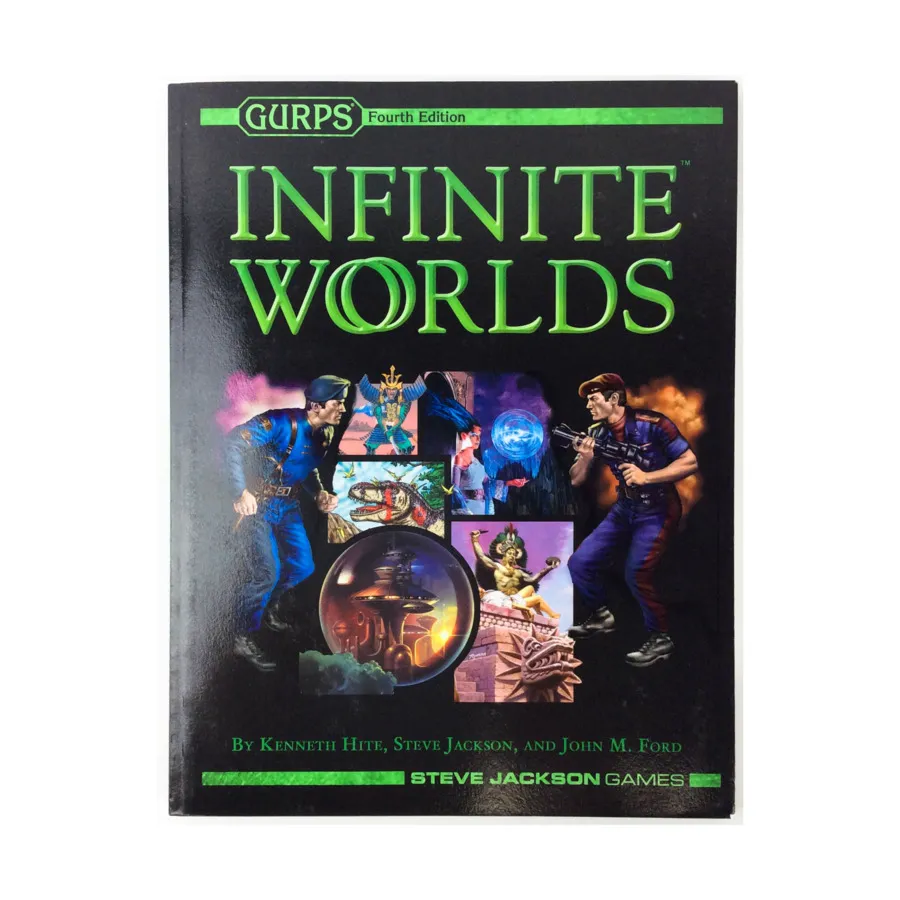 Infinite Worlds, GURPS (4th Edition) - Genre Toolkits & Fictional Settings, мягкая обложка
Infinite Worlds, GURPS (4th Edition) - Genre Toolkits & Fictional Settings, мягкая обложка