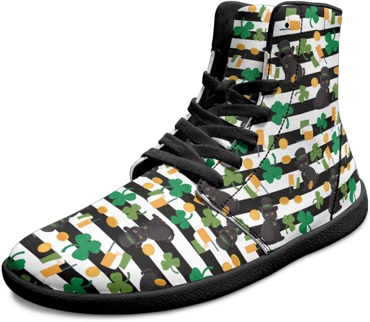 Мужские Босоножки с Высокой Пяткой и Широким Носком с Нулевым Каблуком, Противоскользящие Кружевные Ботинки до Щиколотки для Ходьбы Xixirimido, черный
Мужские Босоножки с Высокой Пяткой и Широким Носком с Нулевым Каблуком, Противоскользящие Кружевные Ботинки до Щиколотки для Ходьбы Xixirimido, черный