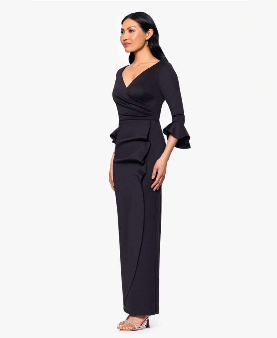 Женское платье-футляр с V-образным вырезом и рукавами 3/4 Betsy & Adam, Black
Женское платье-футляр с V-образным вырезом и рукавами 3/4 Betsy & Adam, Black