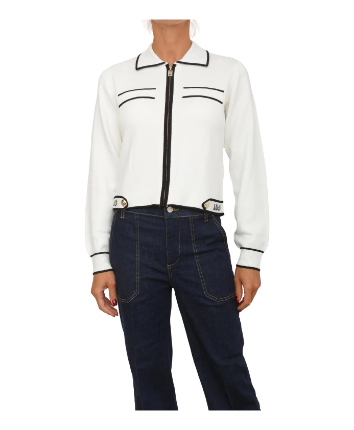 Кардиган на молнии Liu Jo, белый
Кардиган на молнии Liu Jo, белый