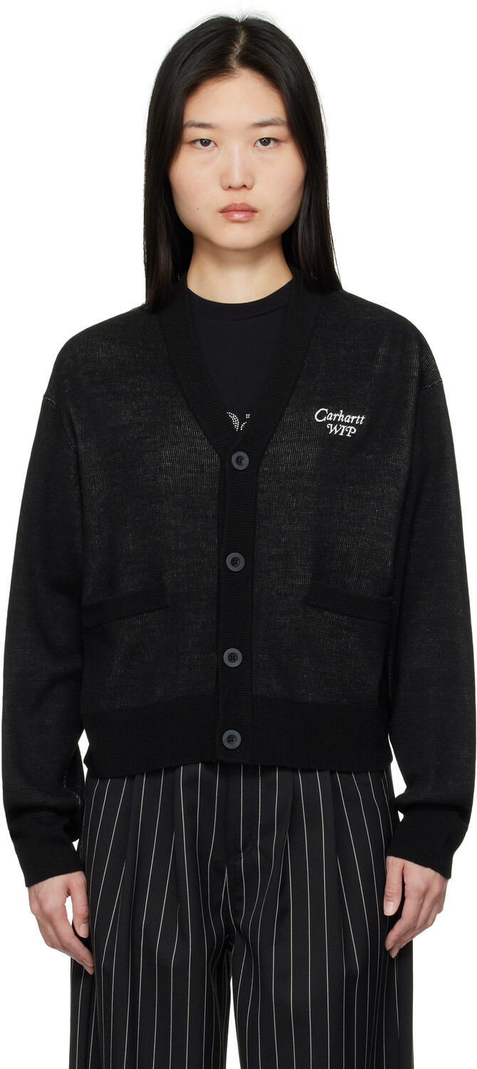 Черный кардиган «Harttbreaker» Carhartt Work In Progress
Черный кардиган «Harttbreaker» Carhartt Work In Progress