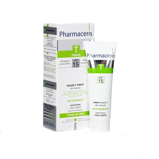 Крем для лица успокаивающий, SPF 15, 30 мл Pharmaceris, T Octopirox 
Крем для лица успокаивающий, SPF 15, 30 мл Pharmaceris, T Octopirox