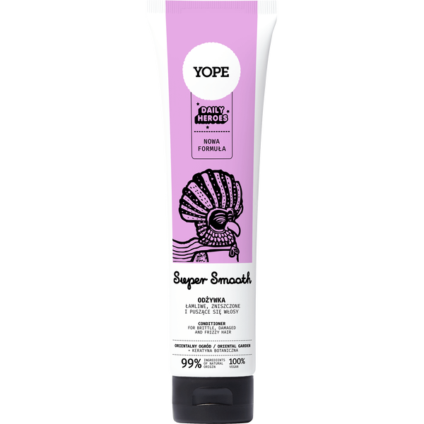 Натуральный кондиционер для сухих и поврежденных волос, 170 мл Yope Orientalny ogród
Натуральный кондиционер для сухих и поврежденных волос, 170 мл Yope Orientalny ogród