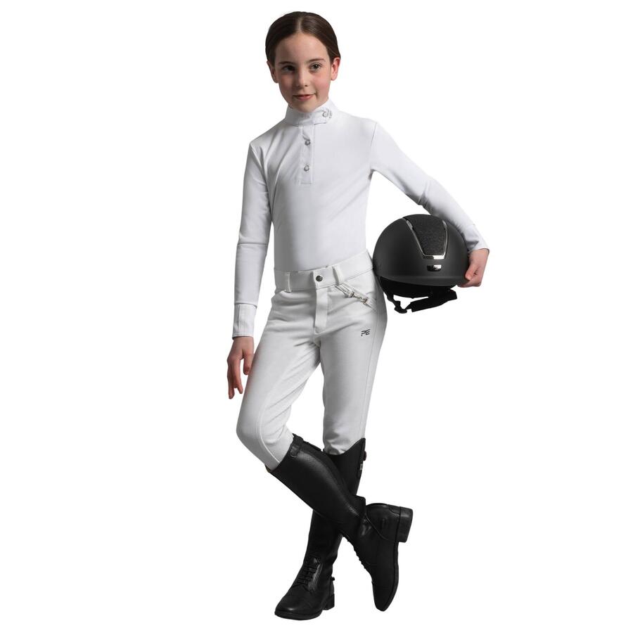 Футболка-поло для верховой езды из лайкры с длинными рукавами для девочек Premier Equine Rossini
Футболка-поло для верховой езды из лайкры с длинными рукавами для девочек Premier Equine Rossini