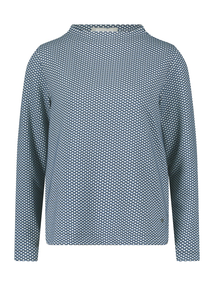 Текстурированная рубашка с водолазкой темно-синего/белого цвета BETTY & CO
Текстурированная рубашка с водолазкой темно-синего/белого цвета BETTY & CO