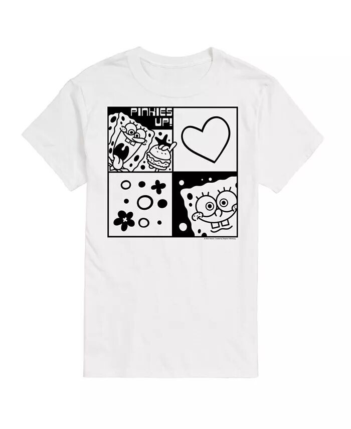 Мужская футболка SpongeBob с коротким рукавом AIRWAVES, белый
Мужская футболка SpongeBob с коротким рукавом AIRWAVES, белый