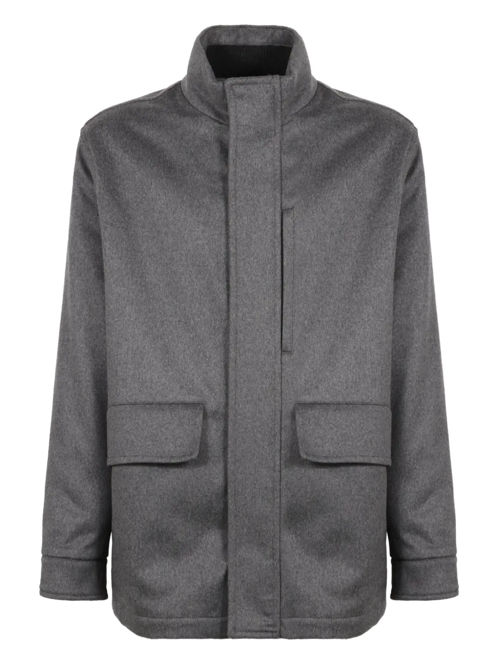 Пальто с карманами с клапанами на пуговицах Slowear, серый
Пальто с карманами с клапанами на пуговицах Slowear, серый