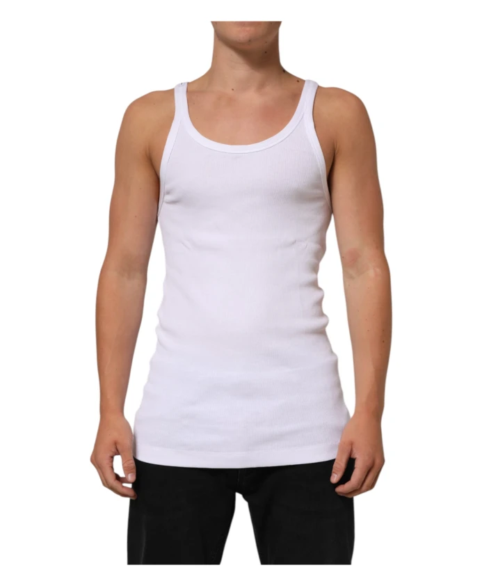 Футболка без рукавов с круглым вырезом Dolce & Gabbana, белый
Футболка без рукавов с круглым вырезом Dolce & Gabbana, белый