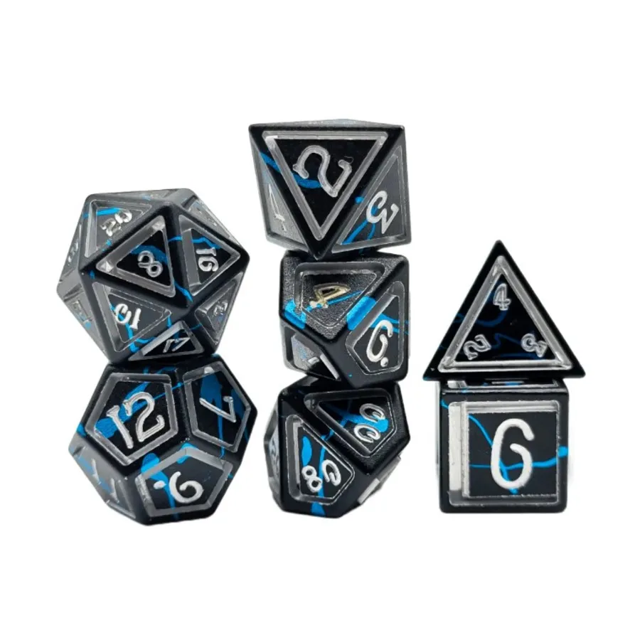 Полиэтиленовый набор в клетке с молнией — Найтвинг (7), Aluminium Caged Dice
Полиэтиленовый набор в клетке с молнией — Найтвинг (7), Aluminium Caged Dice