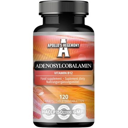 Аденозилкобаламин 120 таблеток - Оптимальный биодоступный витамин B12 для улучшения здоровья Apollo's Hegemony
Аденозилкобаламин 120 таблеток - Оптимальный биодоступный витамин B12 для улучшения здоровья Apollo's Hegemony