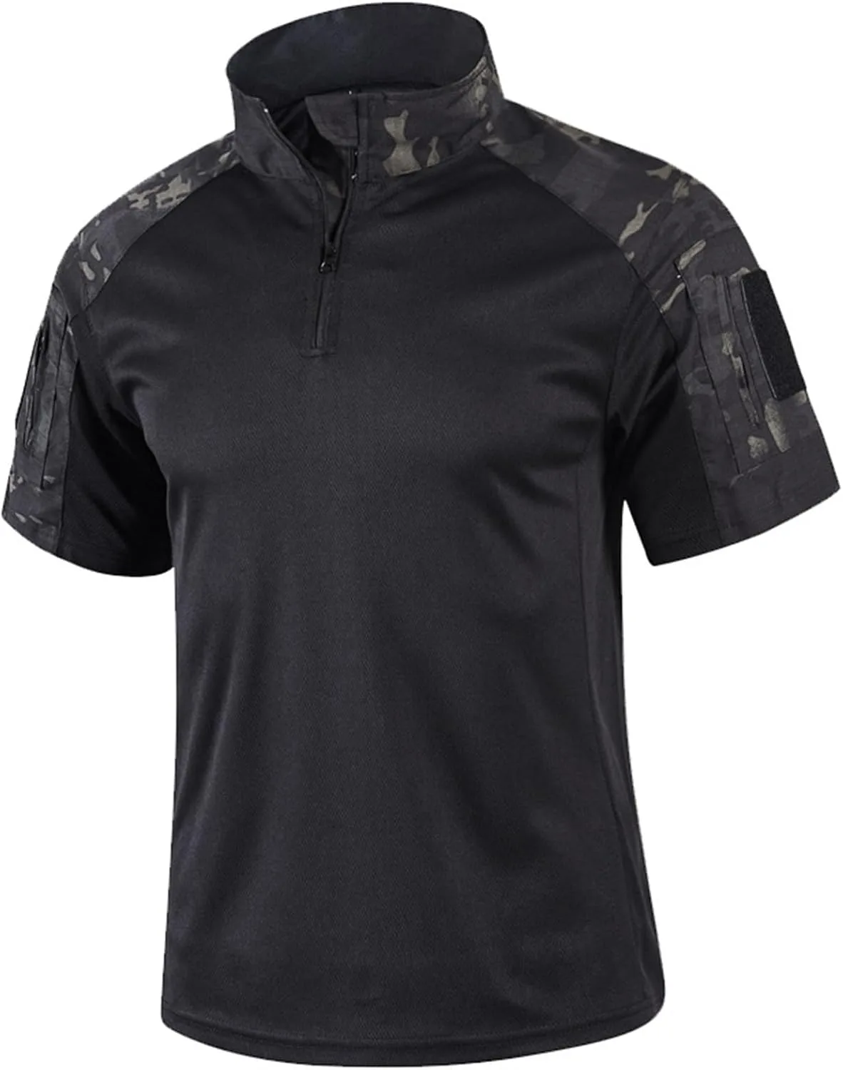 Поло для мужчин Moisture Wicking с камуфляжным принтом и воротником-стойкой
Поло для мужчин Moisture Wicking с камуфляжным принтом и воротником-стойкой