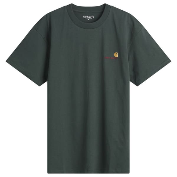 Футболка с американским шрифтом Carhartt Wip, kale зеленый
Футболка с американским шрифтом Carhartt Wip, kale зеленый