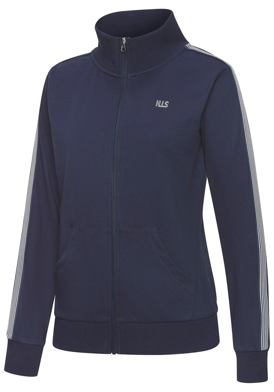 Толстовка с капюшоном на молнии H.I.S, темно-синий
Толстовка с капюшоном на молнии H.I.S, темно-синий