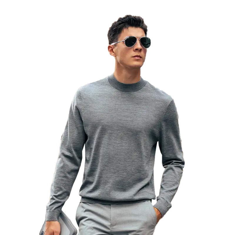 Мужской свитер Mr.Bu, серый
Мужской свитер Mr.Bu, серый