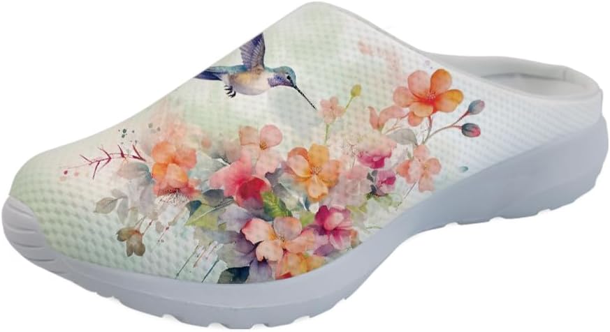 Женские сабо-клоги Forchrinse Blue Palm Tree с сеткой, легкие для ходьбы, с мягкой поддержкой свода стопы, для работы, ухода за больными, Hummingbird Flower Oil Painting
Женские сабо-клоги Forchrinse Blue Palm Tree с сеткой, легкие для ходьбы, с мягкой поддержкой свода стопы, для работы, ухода за больными, Hummingbird Flower Oil Painting