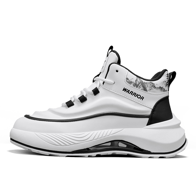 WARRIOR Мужские полувысокие повседневные кроссовки с амортизацией, износостойкие, дышащие, бежево-черные, цвет Beige/Black
WARRIOR Мужские полувысокие повседневные кроссовки с амортизацией, износостойкие, дышащие, бежево-черные, цвет Beige/Black