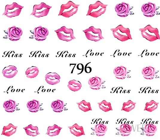 Водные наклейки для ногтей - №796, Raisin
Водные наклейки для ногтей - №796, Raisin