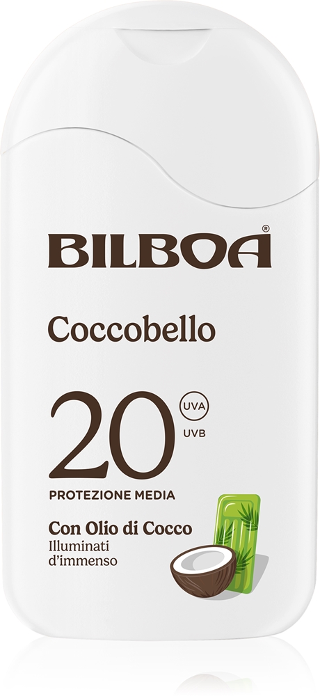 Лосьон для загара Coccobello Latte с кокосовым маслом Bilboa, spf 20+ 200 мл
Лосьон для загара Coccobello Latte с кокосовым маслом Bilboa, spf 20+ 200 мл