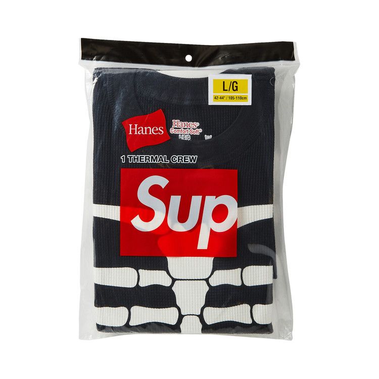 Свитер Supreme x Hanes Bones Thermal Crew (1 Pack), Black
Свитер Supreme x Hanes Bones Thermal Crew (1 Pack), Black