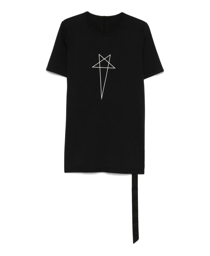 Черная хлопковая футболка, уровень t Rick Owens, черный
Черная хлопковая футболка, уровень t Rick Owens, черный