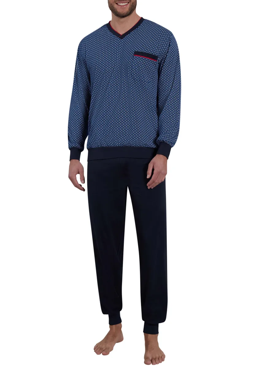 Пижама GÖTZBURG "Manhattan" (2 шт.), с практичными манжетами и нагрудным карманом, синий
Пижама GÖTZBURG "Manhattan" (2 шт.), с практичными манжетами и нагрудным карманом, синий