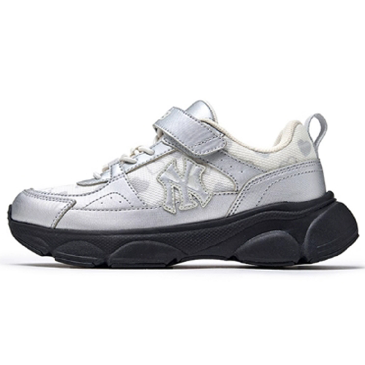 Кроссовки New York Yankees с амортизаторами, устойчивые к истиранию, противоскользящие, с низким верхом, для детей и повседневной жизни. MLB, серебряный 
Кроссовки New York Yankees с амортизаторами, устойчивые к истиранию, противоскользящие, с низким верхом, для детей и повседневной жизни. MLB, серебряный