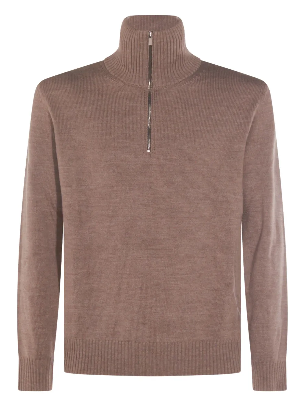 Свитер с высоким воротом на молнии Altea, коричневый
Свитер с высоким воротом на молнии Altea, коричневый