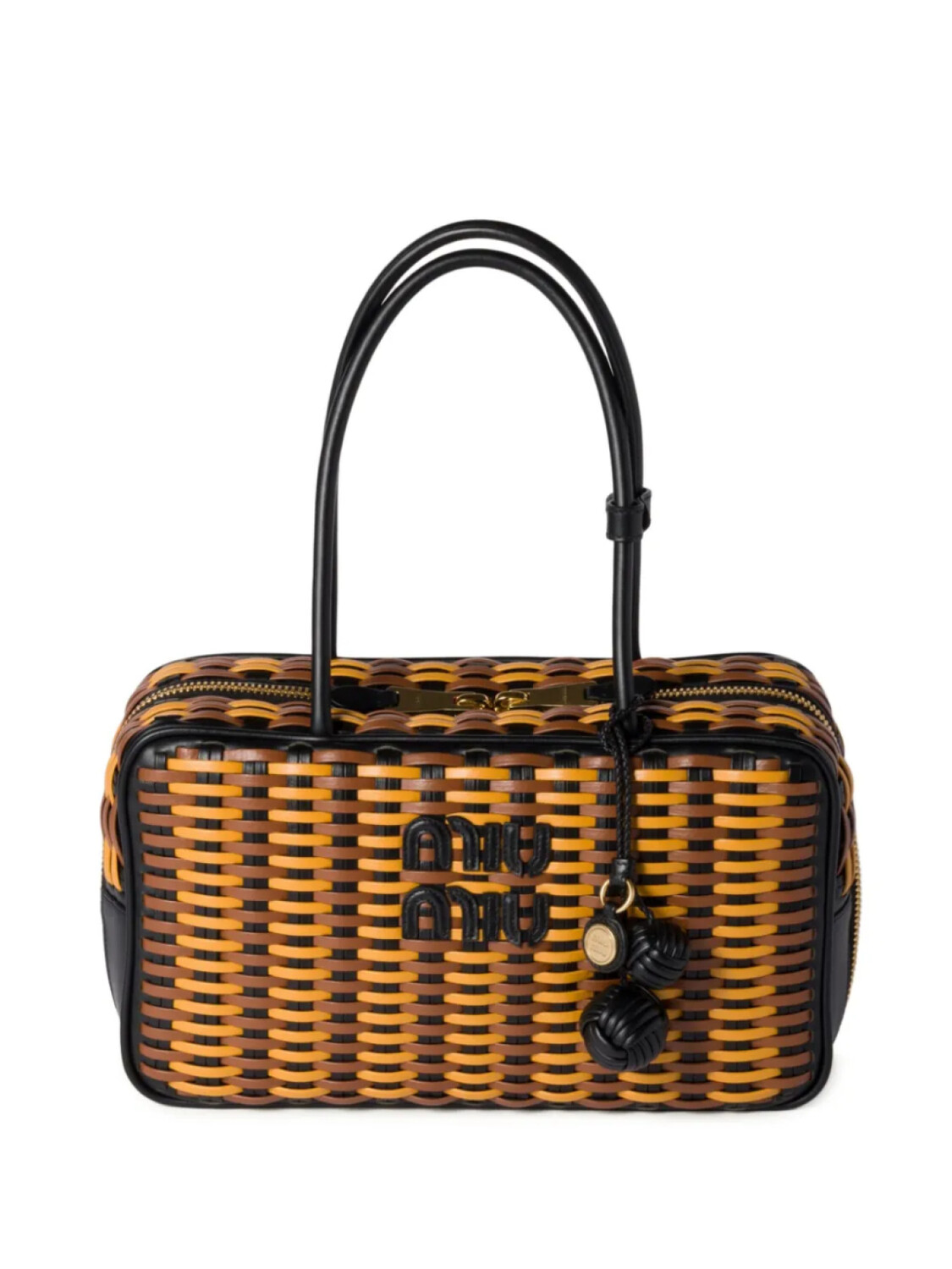 Miu Miu сумка-тоут Beau, черный 
Miu Miu сумка-тоут Beau, черный