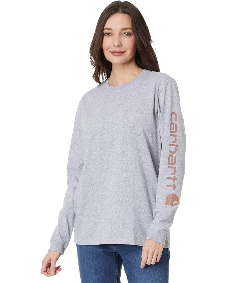 Футболка Carhartt Loose Fit Heavyweight Long Sleeve Logo Sleeve, цвет Heather Gray
Футболка Carhartt Loose Fit Heavyweight Long Sleeve Logo Sleeve, цвет Heather Gray