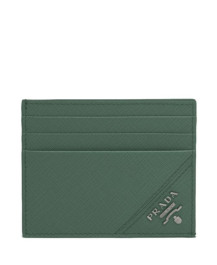 Картхолдер из кожи Saffiano Prada, зеленый
Картхолдер из кожи Saffiano Prada, зеленый