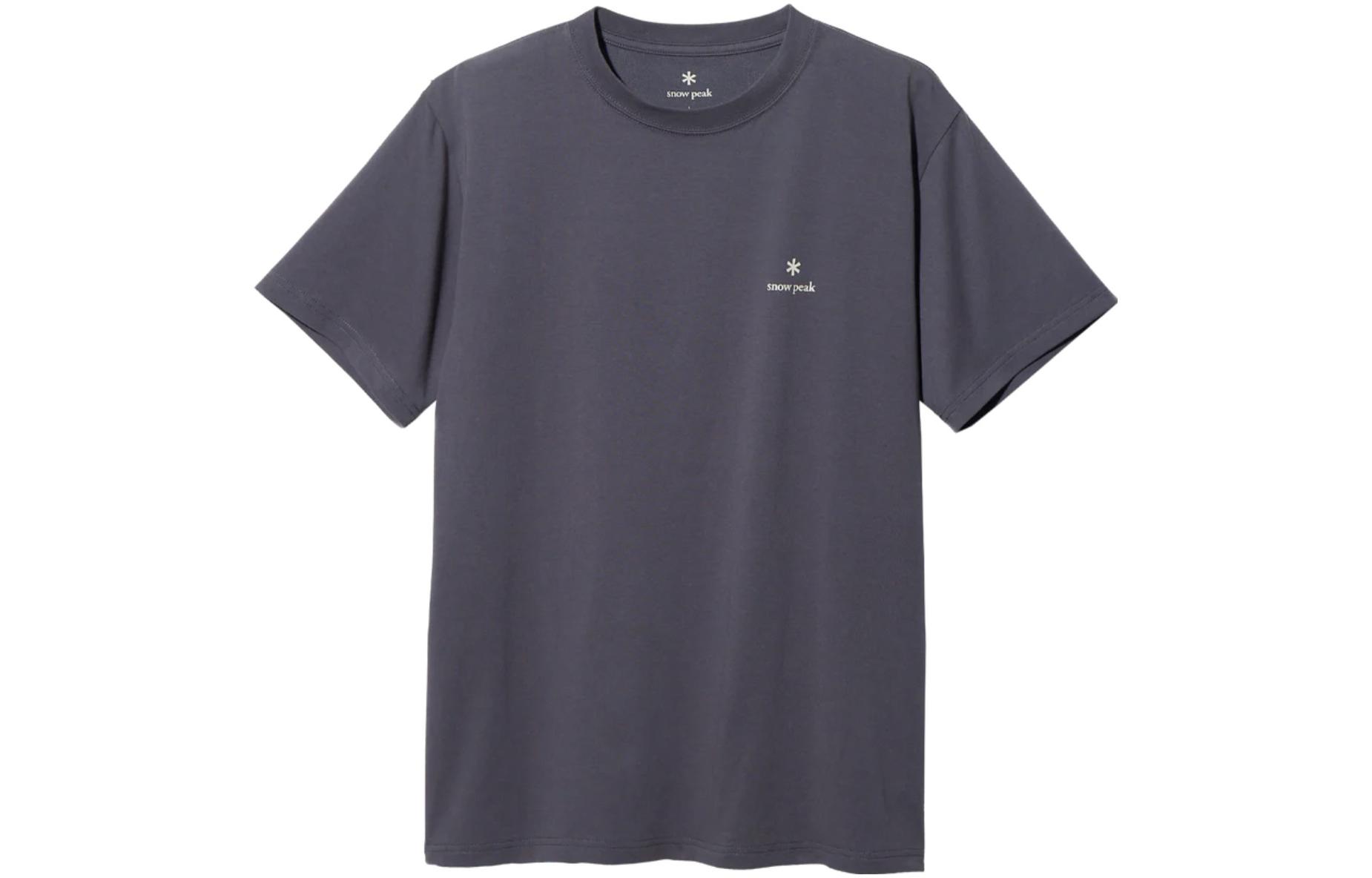 Футболка мужская с круглым вырезом, умеренный прямой крой Snow Peak, серый
Футболка мужская с круглым вырезом, умеренный прямой крой Snow Peak, серый