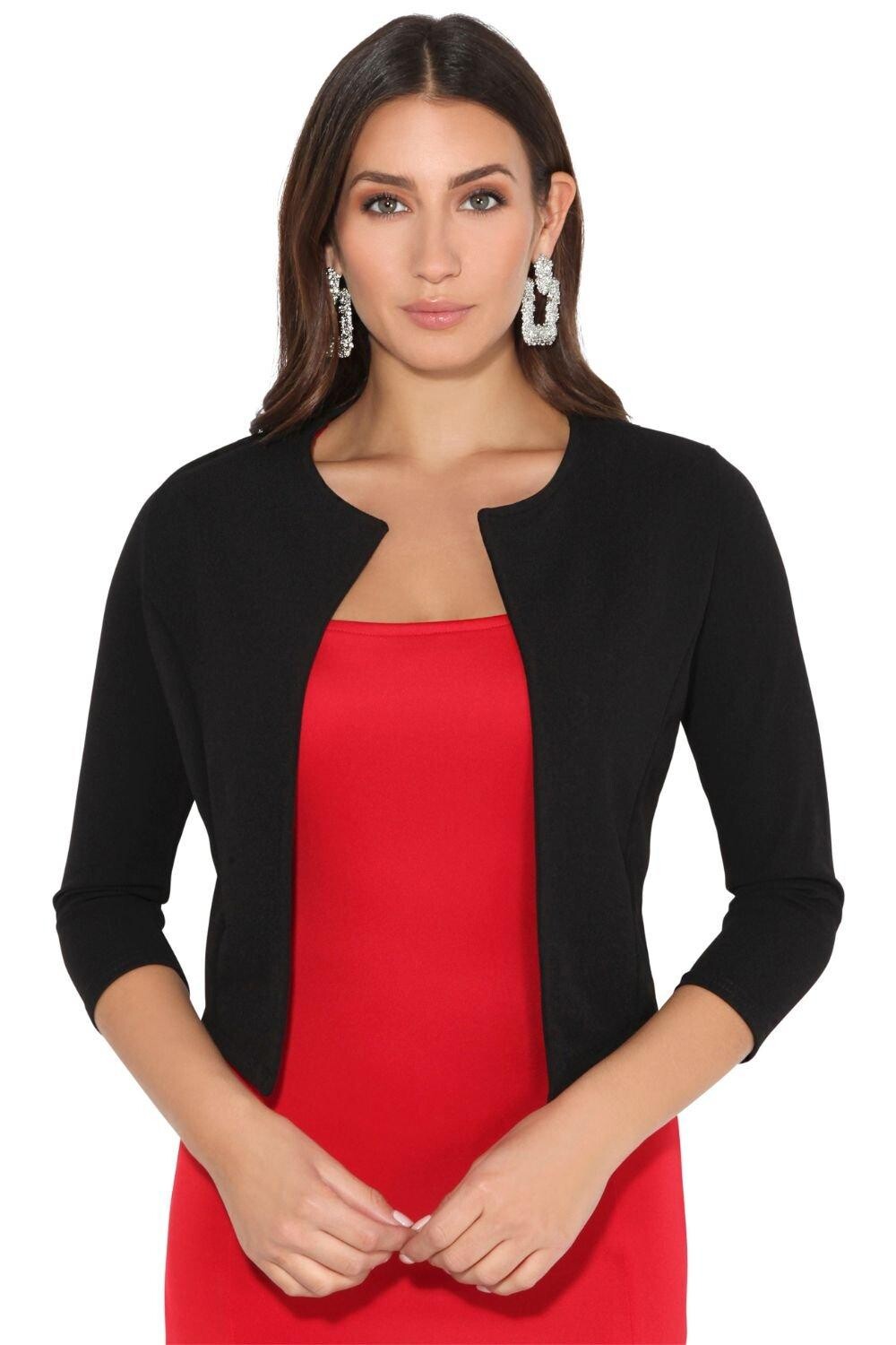 Укороченная куртка с открытыми плечами KRISP, черный
Укороченная куртка с открытыми плечами KRISP, черный